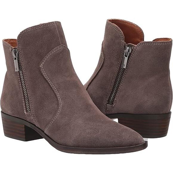 Used Lucky Women's Tayti Western Ankle Booties - Size 8M - Picture 1 of 9